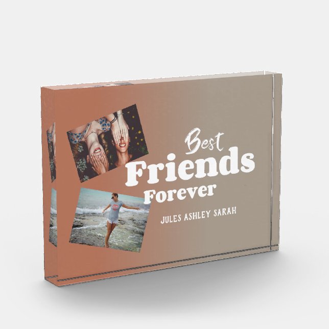 Modern Best Friends Forever Photo Block (Left)