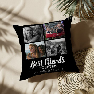 Modern Best Friends Forever Photo Cushion