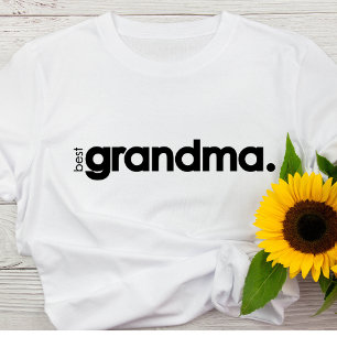 Modern Best Grandma Basic Woman's T-shirt