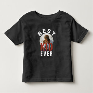 Modern Best Kid Ever Mother`s Day Photo  Toddler T-Shirt