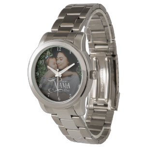 Modern Best Mama Ever Photo Mothers Day Gifts Watch