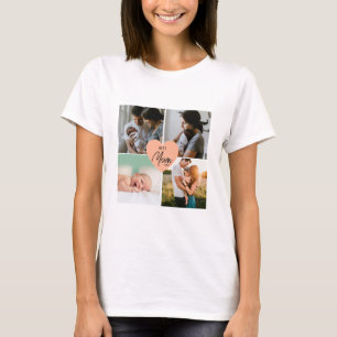Modern Best Mum Ever 4 Photo T-Shirt