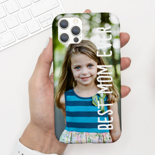 Modern Best Mum Ever Mother's Day Photo Case-Mate  iPhone 14 Case