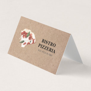 Modern Best Pizza In Town Professional Business Card