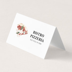 Modern Best Pizza In Town Professional Business Card