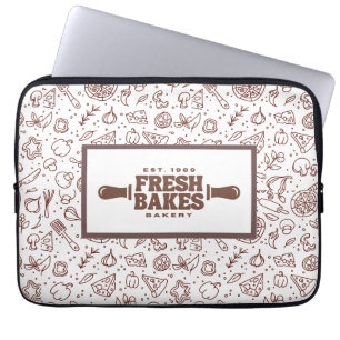 Modern Best Pizza In Town Professional  Laptop Sleeve