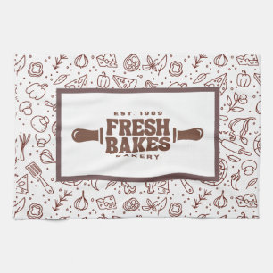 Modern Best Pizza In Town Professional Tea Towel
