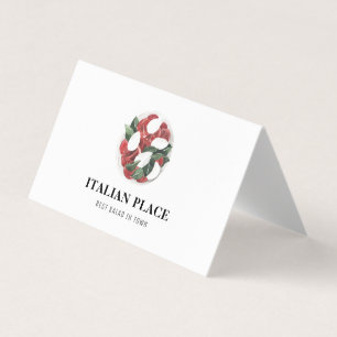 Modern Best Salad In Town Professional Business Card