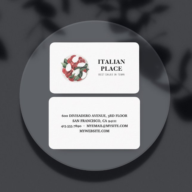 Modern Best Salad In Town Professional  Business Card (Creator Uploaded)