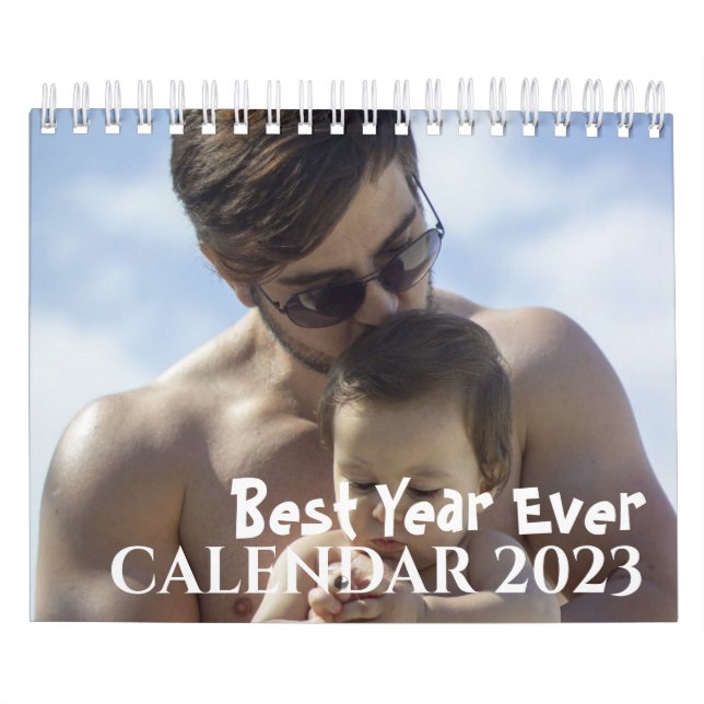 Modern Best Year Ever Photos 2023 Calendar (Cover)