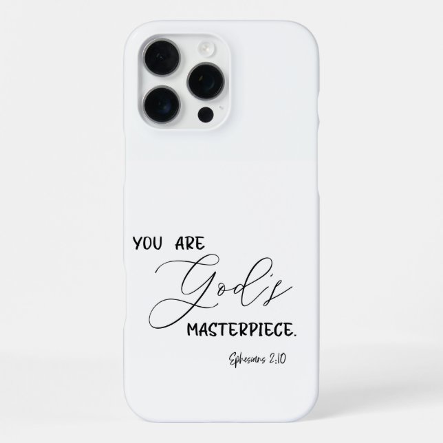 Modern Bible Verse  iPhone Case (Back)