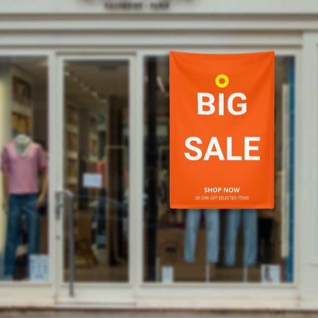 Modern BIG SALE Minimal Store Sale Discount Promo Banner (Modern BIG SALE Minimal Store Sale Discount Promo Banner)