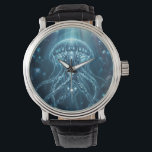 "Modern Bioluminescent Jellyfish Deep Sea Wall Clo Watch<br><div class="desc">"Bring the mysterious beauty of the deep ocean into your home with this stunning bioluminescent jellyfish wall clock. Featuring a mesmerizing glowing medusa against a dark abyss, this artistic timepiece is perfect for living rooms, home offices, or gamer dens. A unique blend of functional art and cinematic lighting that makes...</div>