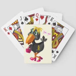 Modern Bird Funny Playing Cards