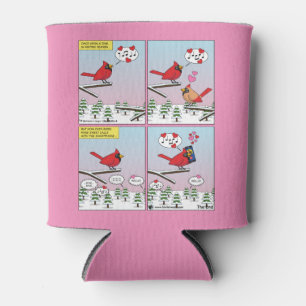 Modern Bird Mating Calls Comic Can Cooler
