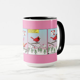 Modern Bird Mating Calls Comic Mug
