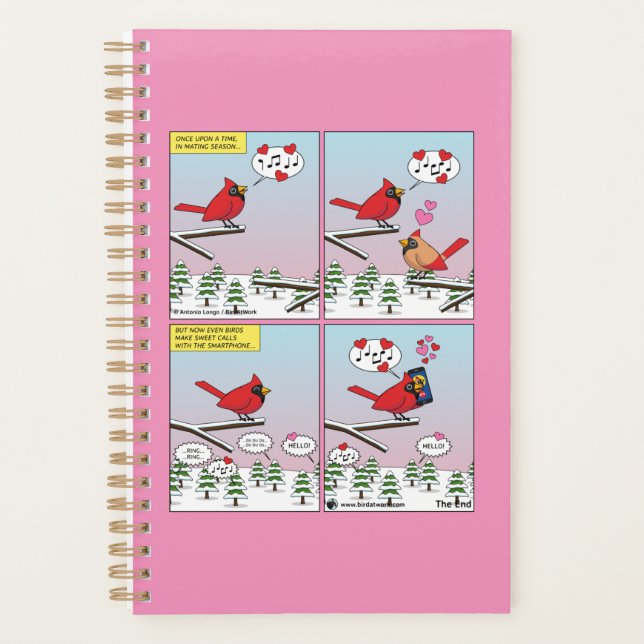 Modern Bird Mating Calls Comic Planner (Front)