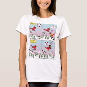 Modern Bird Mating Calls Comic T-Shirt