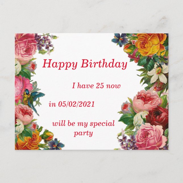 MODERN BIRTHDAY CARD (Front)