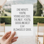 Modern Birthday Party Funny Mum Dad Best Friend Card<br><div class="desc">Modern Birthday Party Funny Mum Dad Best Friend Card</div>