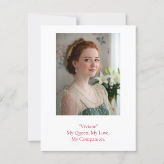 Modern Birthday Photo Postcard