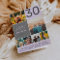 Modern birthday purple 10 photo collage grid