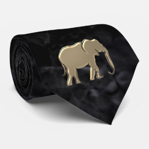 Modern Black and Gold Tie