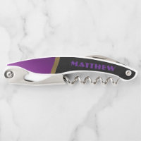 Modern Black and Purple