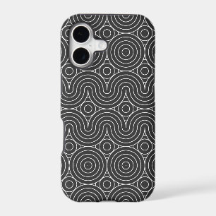 Modern Black and White Abstract Pattern Design