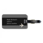 Modern Black and White Aeroplane Travel