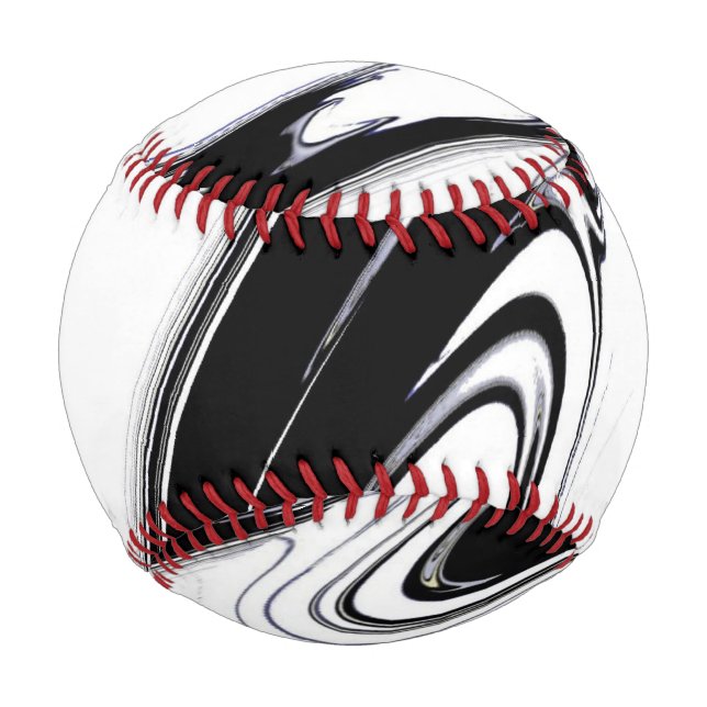 Modern Black and White Baseball (Front)