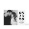 Modern Black and White Bold Date Typography Photo