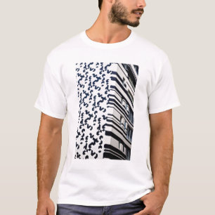 Modern black and white building in Hong Kong T-Shirt