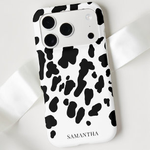Modern Black and White Cowhide Pattern Western