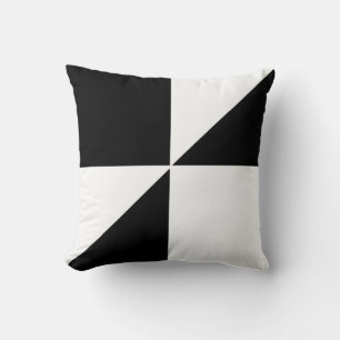 Modern Black and White Cushion