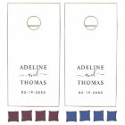 Modern Black and White Custom Wedding Monogram