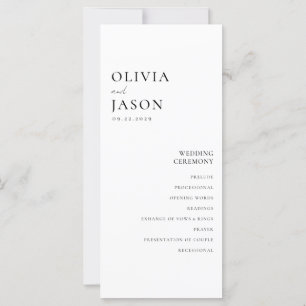 Modern Black and White Minimal Wedding