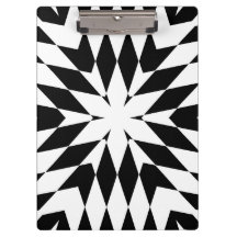 Modern Black and White Optical Illusion Geometric