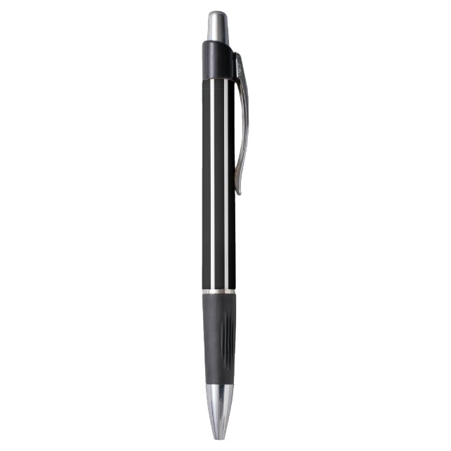 Modern Black and White Stripe  (Bottom (Vertical))