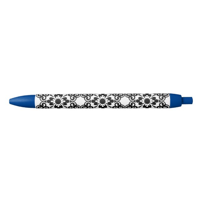 MODERN BLACK AND WHITE TILE INK PEN (Front)