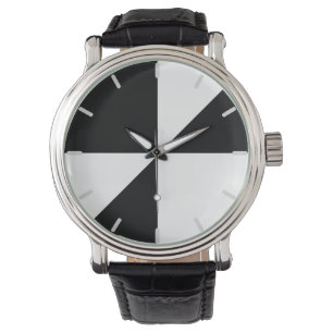 Modern Black and White Watch