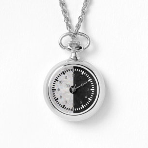 Modern Black And White Watch