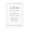 Modern Black And White Wedding