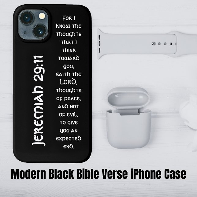 Modern Black Bible Verse  Case-Mate iPhone Case (Modern Black Bible Verse Case-Mate iPhone Case
)