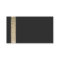 Modern black Business Card RSVP with gold line