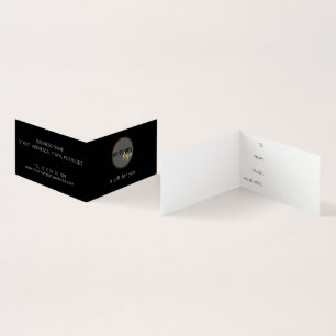 MODERN BLACK COMPANY LOGO FOLDED GIFT CERTIFICATE