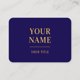 Modern Black & Gold Business Card Template