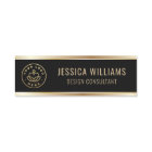 Modern Black Gold Business Logo