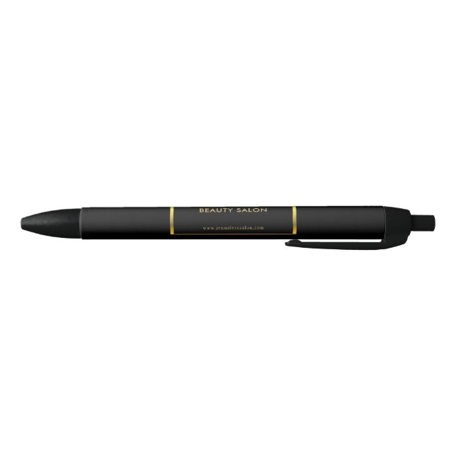 Modern black gold professional promotional ink pen (Bottom)