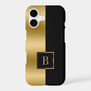Modern Black & Gold Simple Geometric Design